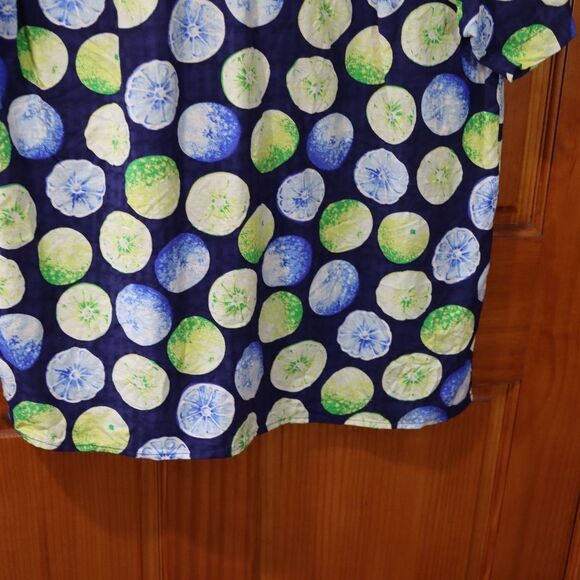 Tulliano Citrus Print Shirt Medium - Picture 3 of 11